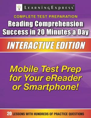 Book cover of Reading Comprehension Success in 20 Minutes a Day