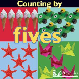 Cover of the book Counting by: Fives by Anne Rooney