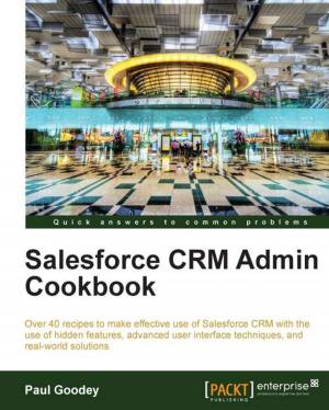 Cover of the book Salesforce CRM Admin Cookbook by Matthew Bennett