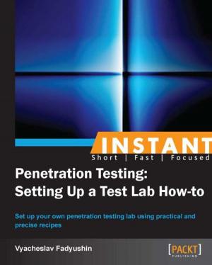 Cover of the book Instant Penetration Testing: Setting Up a Test Lab How-to by Roldan, Maria Carina