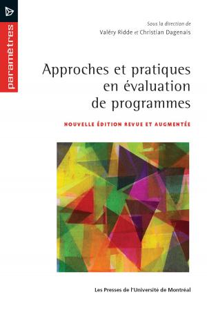 Cover of Approches et pratiques en évaluation de programmes