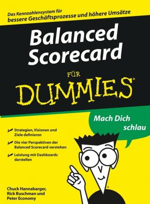 Book cover of Balanced Scorecard für Dummies