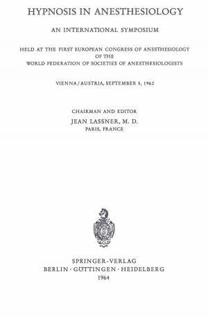 Cover of the book Hypnosis in Anaesthesiology by Stephan Frings, Frank Möhrlen, Werner A. Müller