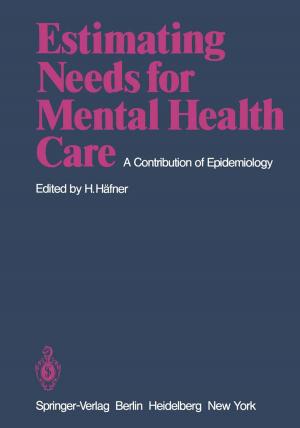 Cover of the book Estimating Needs for Mental Health Care by Thomas Lenarz, Hans-Georg Boenninghaus