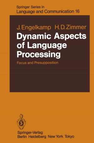 Book cover of Dynamic Aspects of Language Processing