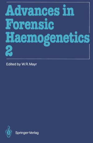 Cover of the book Advances in Forensic Haemogenetics by Nicolas Hoffmann, Birgit Hofmann