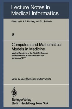 bigCover of the book Computers and Mathematical Models in Medicine by 