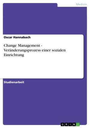 Cover of the book Change Management - Veränderungsprozess einer sozialen Einrichtung by Dominik Sommer