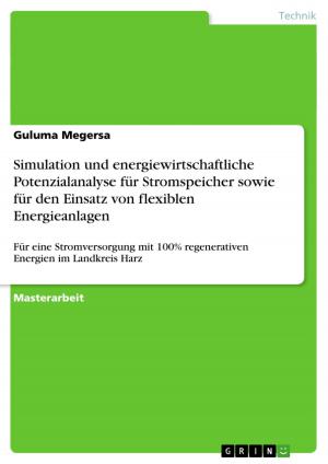 Cover of the book Simulation und energiewirtschaftliche Potenzialanalyse für Stromspeicher sowie für den Einsatz von flexiblen Energieanlagen by Holger Vos