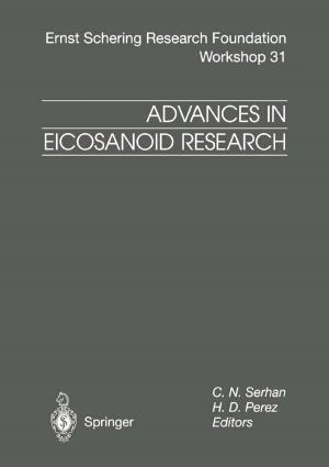 Cover of the book Advances in Eicosanoid Research by G. Ruggiero, G. Gianasi, G. Maranghi, J. Bories, C. Philippart, A. Calabro, G. Cristi, E. Signorini, G. Scialfa, F. Smaltino, A. Thibaut