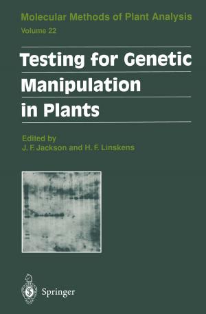 Cover of the book Testing for Genetic Manipulation in Plants by Werner Gross, Andreas Goshöfer-Neubert
