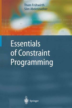 Cover of Essentials of Constraint Programming