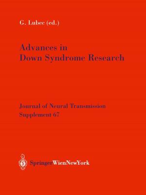 Cover of the book Advances in Down Syndrome Research by Santiago R.y Cajal