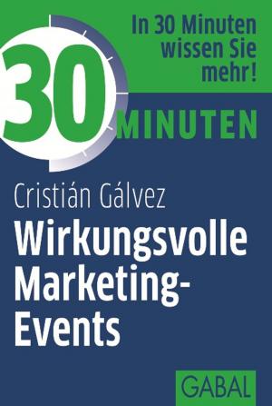 Cover of the book 30 Minuten Wirkungsvolle Marketing-Events by Stéphane Etrillard