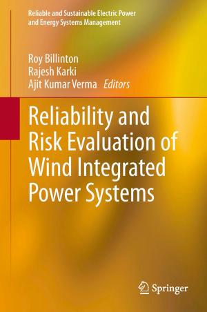 Cover of the book Reliability and Risk Evaluation of Wind Integrated Power Systems by 