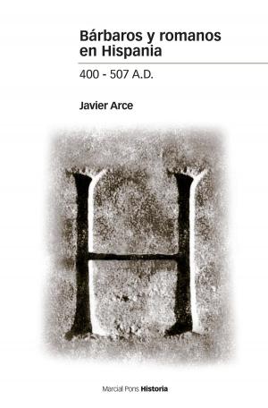 Book cover of Bárbaros y romanos en Hispania