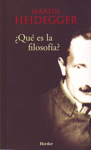 Book cover of ¿Qué es la filosofía?