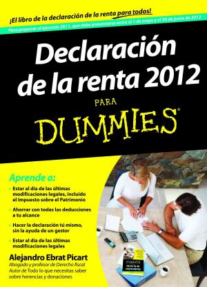 Cover of the book Declaración de la Renta 2012 para Dummies by Borja Muñoz Cuesta