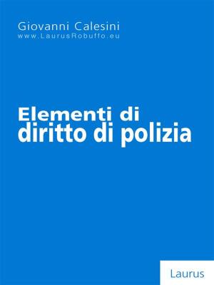 Cover of the book Elementi di diritto di polizia by Eric Gill
