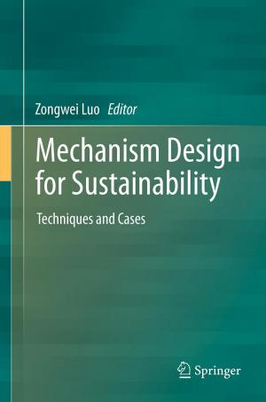 Cover of the book Mechanism Design for Sustainability by L. Viennot