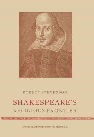 Cover of the book Shakespeare’s Religious Frontier by Joseph Margolis