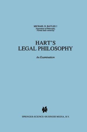 Cover of the book Hart's Legal Philosophy by Helmut Dahm, J.E. Blakeley, George L. Kline