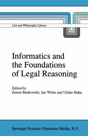 Cover of the book Informatics and the Foundations of Legal Reasoning by G. Strube