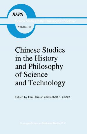 Cover of the book Chinese Studies in the History and Philosophy of Science and Technology by Stela Manova