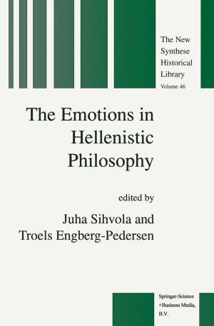 Cover of the book The Emotions in Hellenistic Philosophy by Suzanne Whitfield Vince