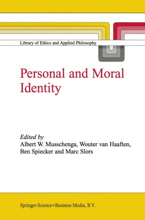 Cover of the book Personal and Moral Identity by 