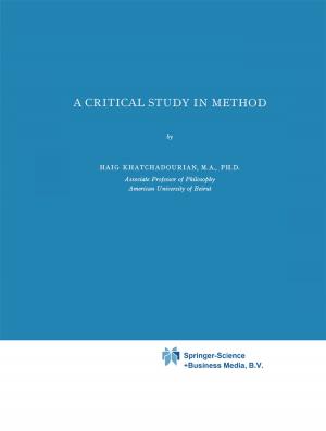 Cover of the book A Critical Study in Method by Elfi Van Overloop, Vladimir D. Gorokhov