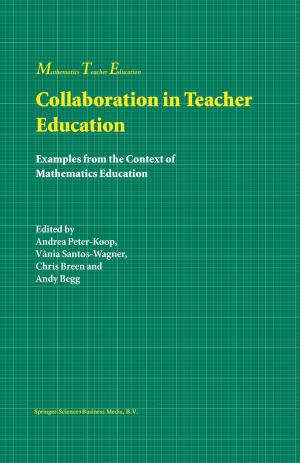 Cover of the book Collaboration in Teacher Education by Laura Pla, Fernando Casanoves, Julio Di Rienzo