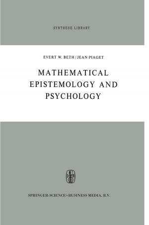 bigCover of the book Mathematical Epistemology and Psychology by 