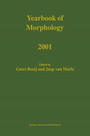Cover of Yearbook of Morphology 2001