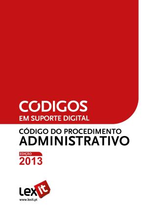 Cover of Código do Procedimento Administrativo 2013