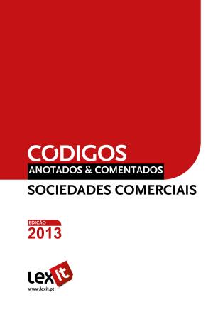 Cover of Código das Sociedades Comerciais 2013 - Anotado & Comentado