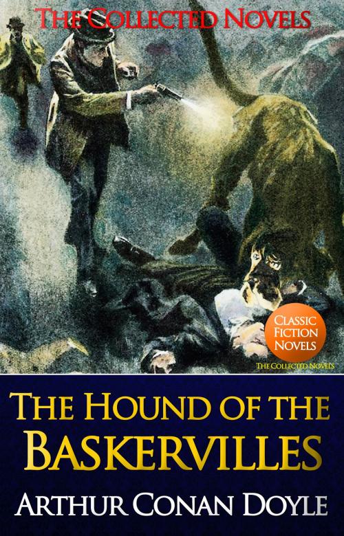 Cover of the book The Hound of the Baskervilles (Illustrated) by Sir Arthur Conan Doyle, Sir Arthur Conan Doyle