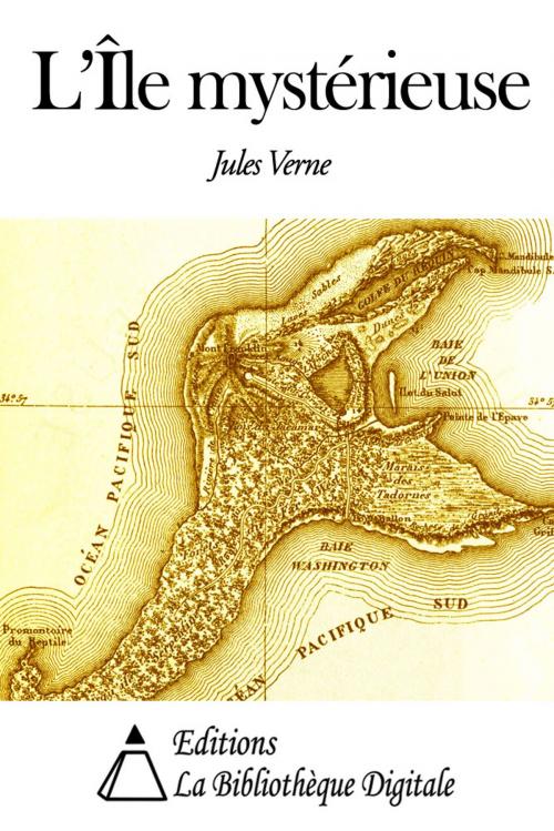 Cover of the book L’Île mystérieuse by Jules Verne, Editions la Bibliothèque Digitale