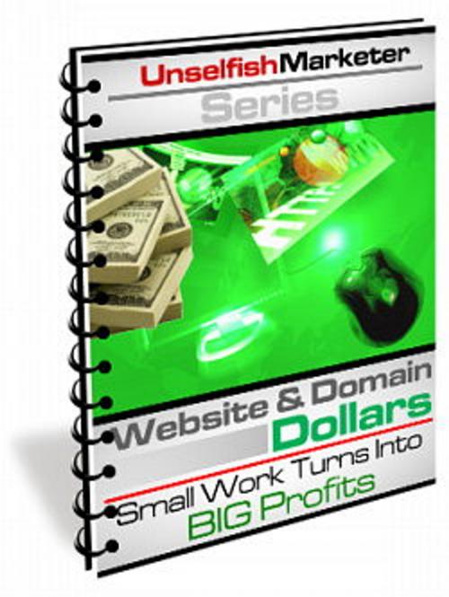 Cover of the book Website & Domain Dollars by Jack Gates, Boaventura