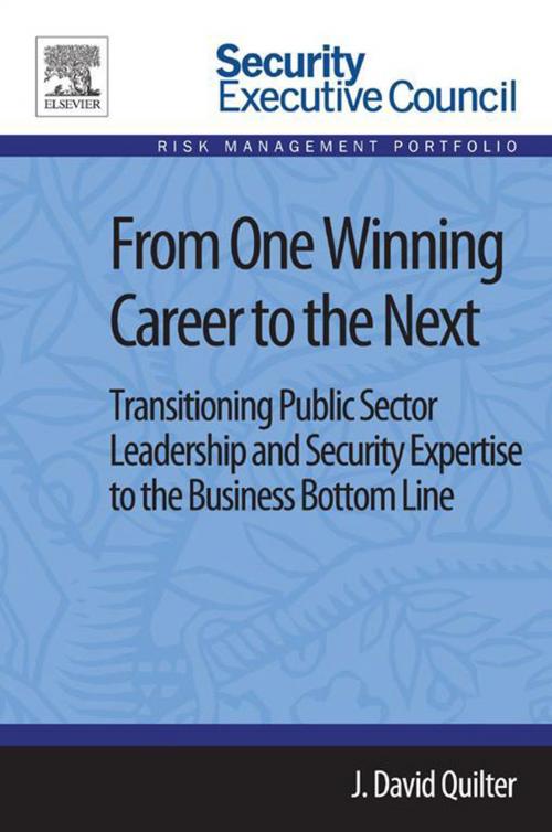 Cover of the book From One Winning Career to the Next by J. David Quilter, Elsevier Science