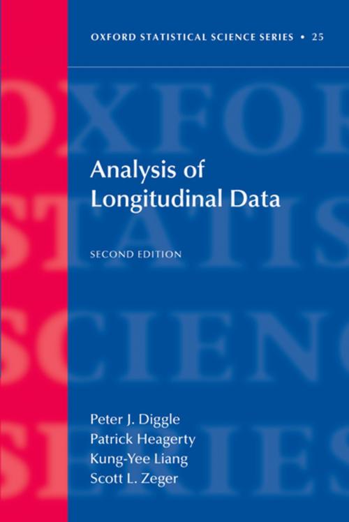 Cover of the book Analysis of Longitudinal Data by Peter Diggle, Patrick Heagerty, Kung-Yee Liang, Scott Zeger, OUP Oxford
