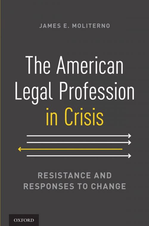 Cover of the book The American Legal Profession in Crisis by James E. Moliterno, Oxford University Press