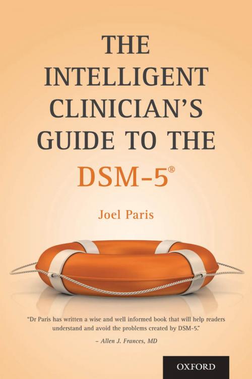 Cover of the book The Intelligent Clinician's Guide to the DSM-5RG by Joel Paris, Oxford University Press, USA