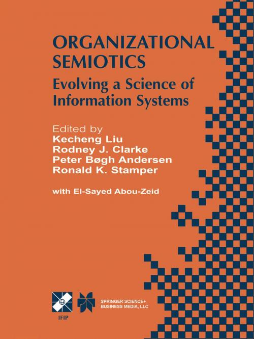 Cover of the book Organizational Semiotics by , Springer US