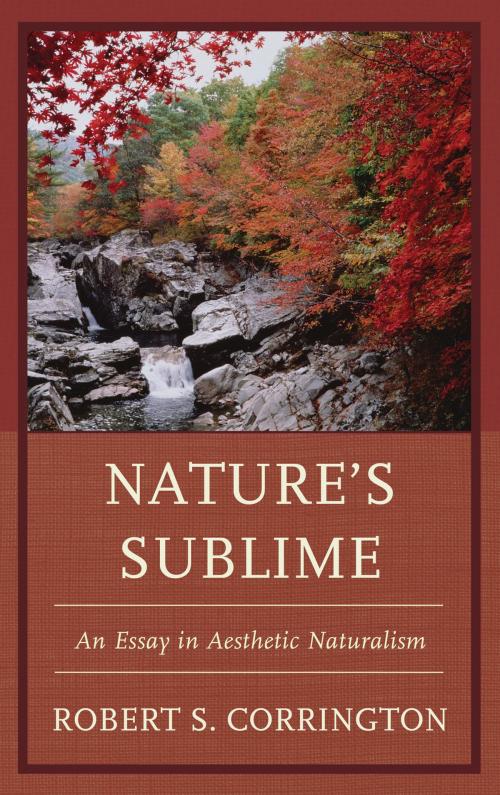 Cover of the book Nature's Sublime by Robert S. Corrington, Lexington Books