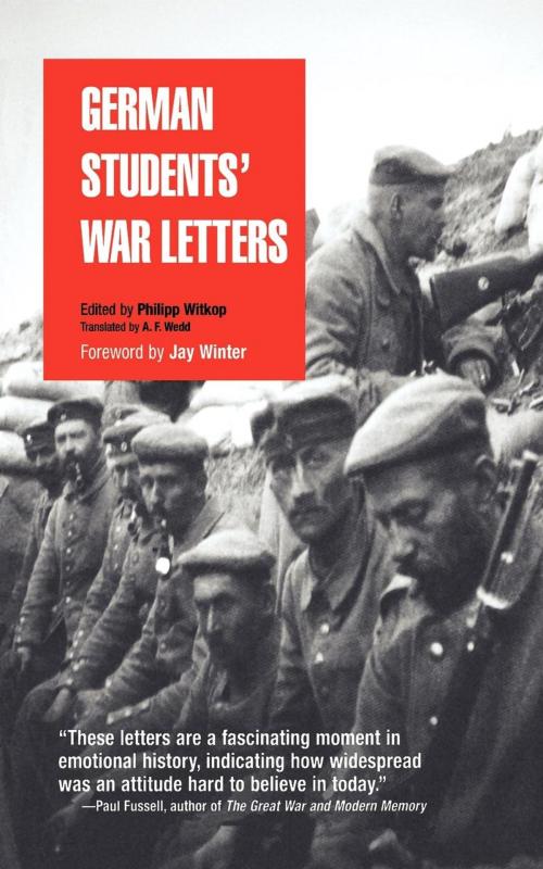 Cover of the book German Students' War Letters by Philipp Witkop, University of Pennsylvania Press, Inc.