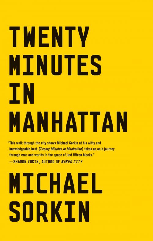 Cover of the book Twenty Minutes in Manhattan by Michael Sorkin, Farrar, Straus and Giroux