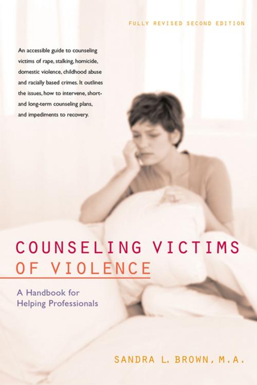 Cover of the book Counseling Victims of Violence by Sandra L. Brown, M.A., Turner Publishing Company