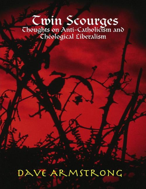 Cover of the book Twin Scourges: Thoughts on Anti-Catholicism and Theological Liberalism by Dave Armstrong, Lulu.com