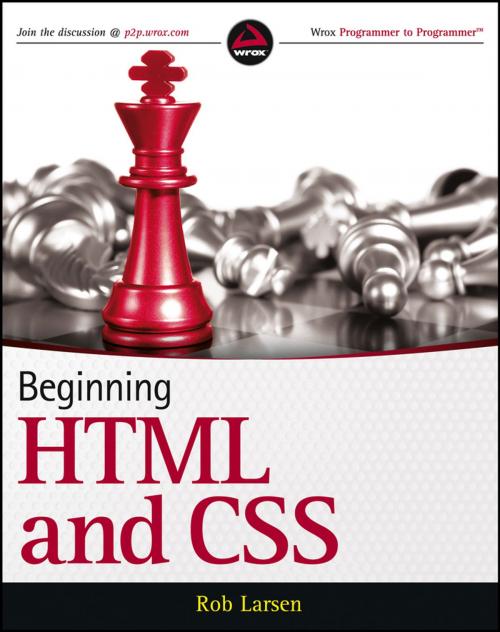 Cover of the book Beginning HTML and CSS by Rob Larsen, Wiley